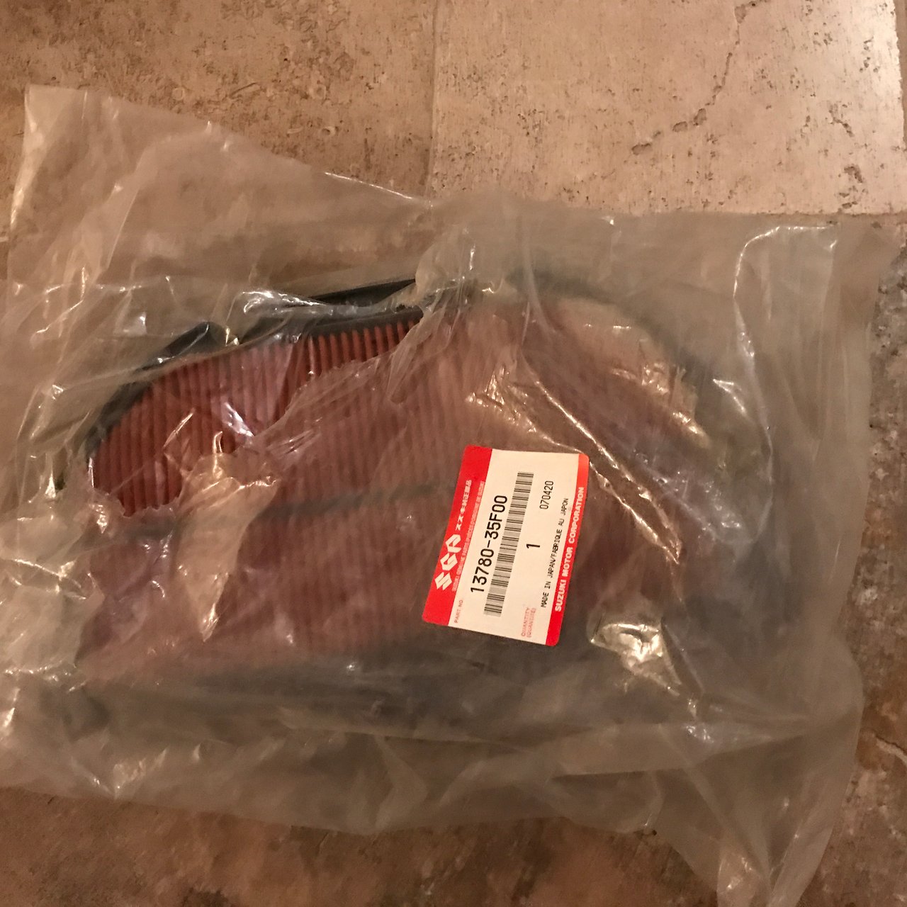 Filtre air SUZUKI GSX-R1000 GSX-R600 GSX-R750, 13780-35F00 neuf