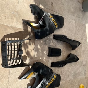 125 tdr carenage complet yamaha 4fu 5ae