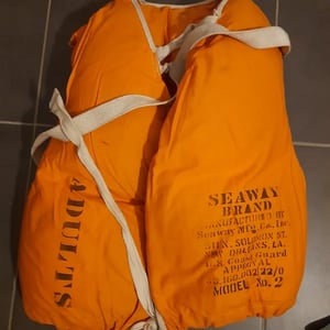 Gilet de sauvetage US coast guard 1952