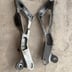 850 tdm paire de cales pieds arriere avec platine 4tx 2001