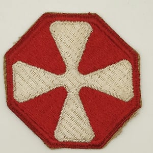 Patch US ww2 8 th Army-original