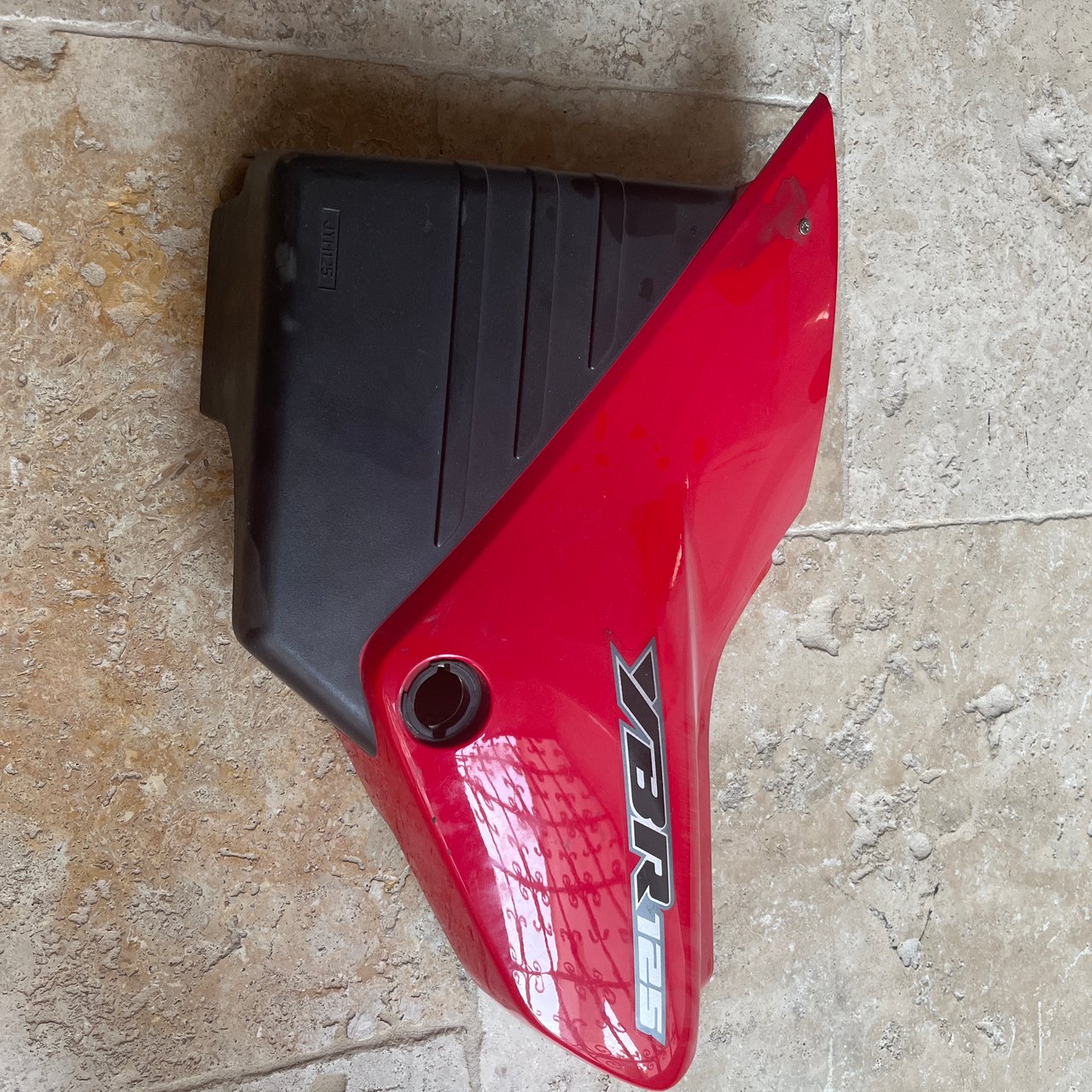 ybr 125 flanc lateral gauche yamaha 2006