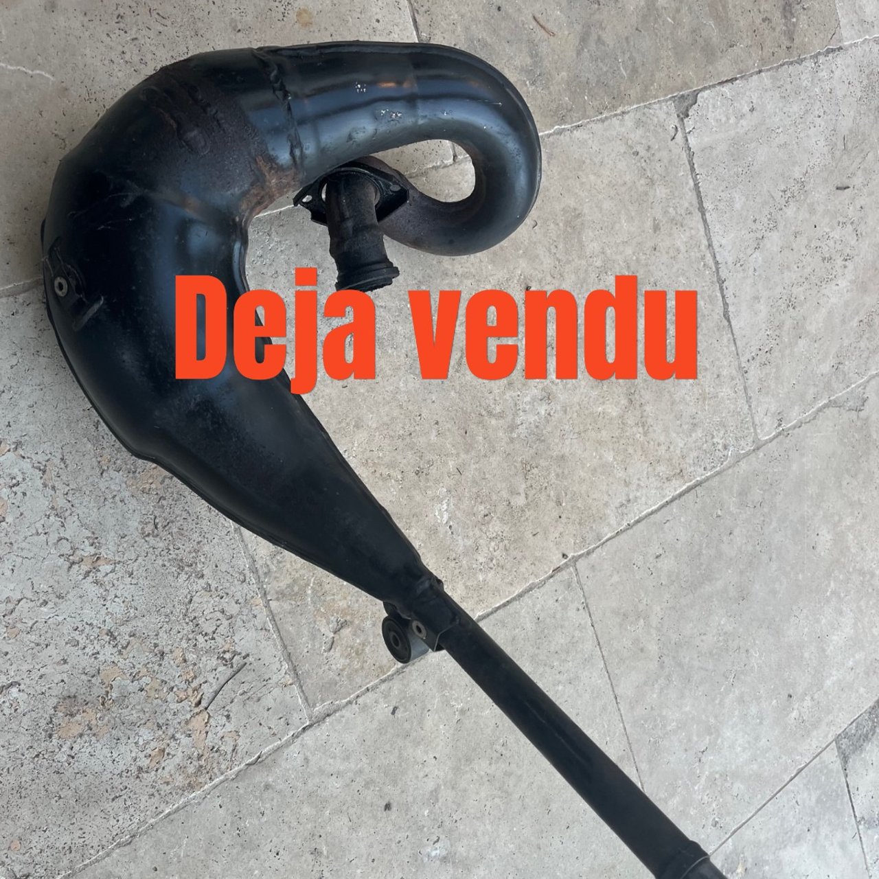 125 tdr collecteur échappement origine yamaha 4fu 5ae ouvert