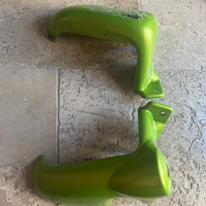 Triumph Speed Triple 955 I - écopes de radiateur verte