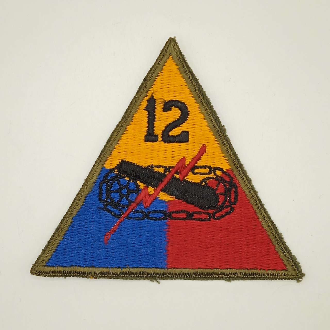 Patch US ww2 12 th Armored -original