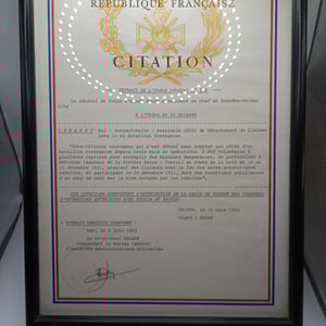 Extrait de citation Indochine  6ème Bat Vietnamien 1983