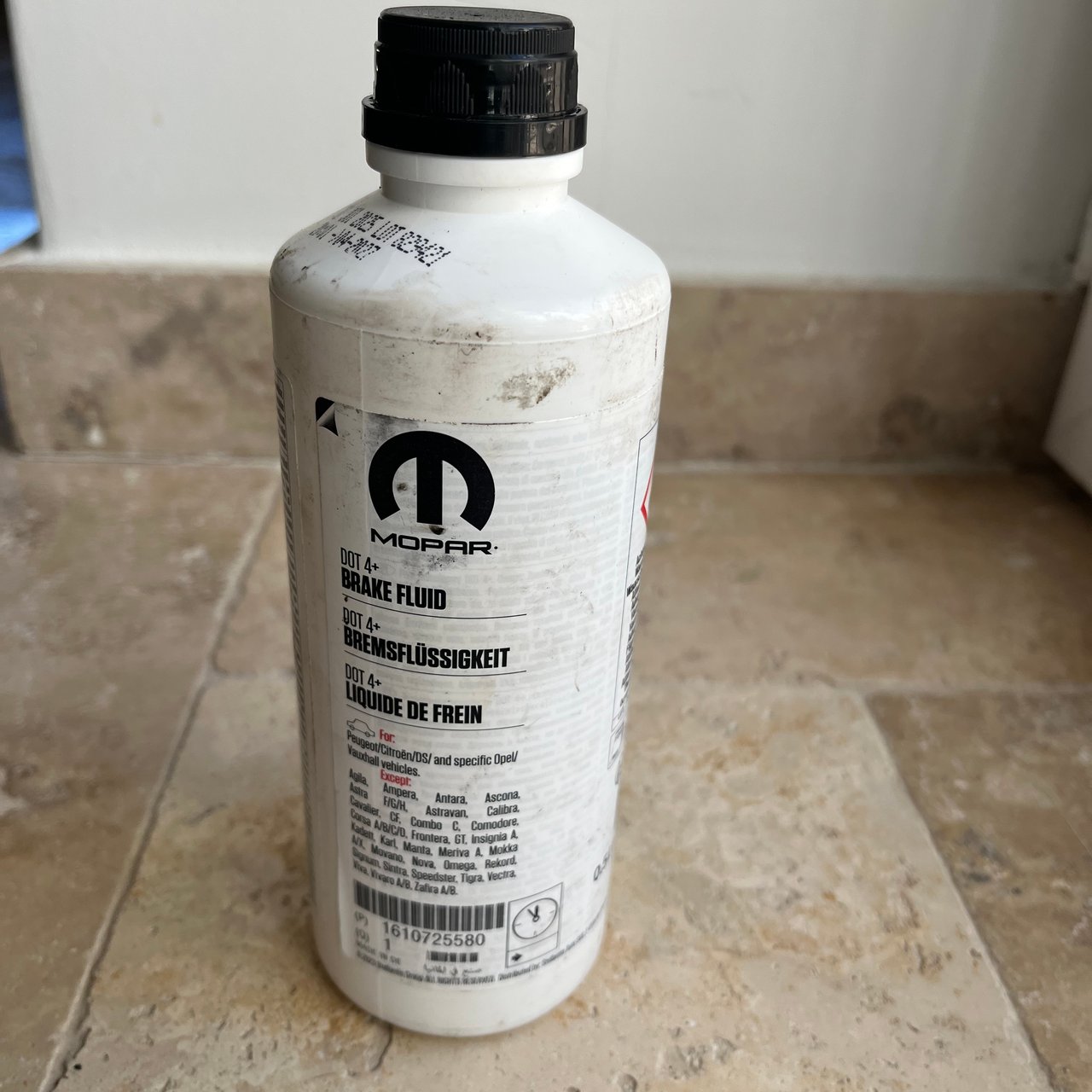 Liquide de Freins Mopar DOT4+ flacon 500 Ml