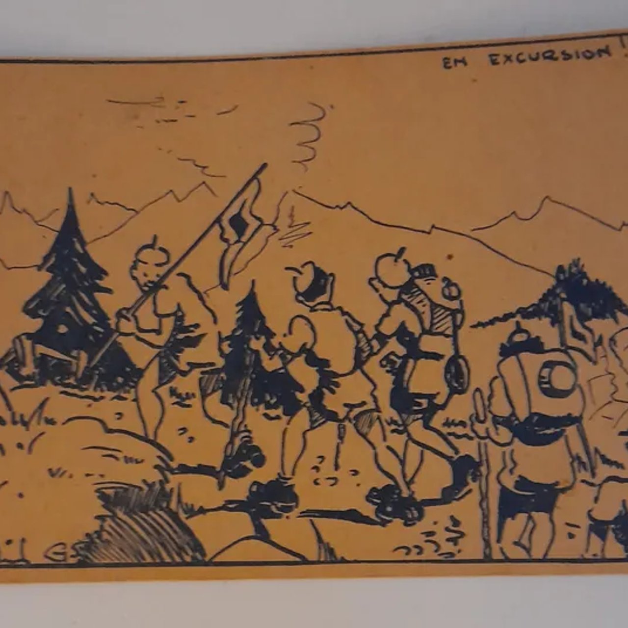 Carte postale SCOUT années 50-60
