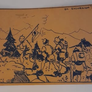 Carte postale SCOUT années 50-60