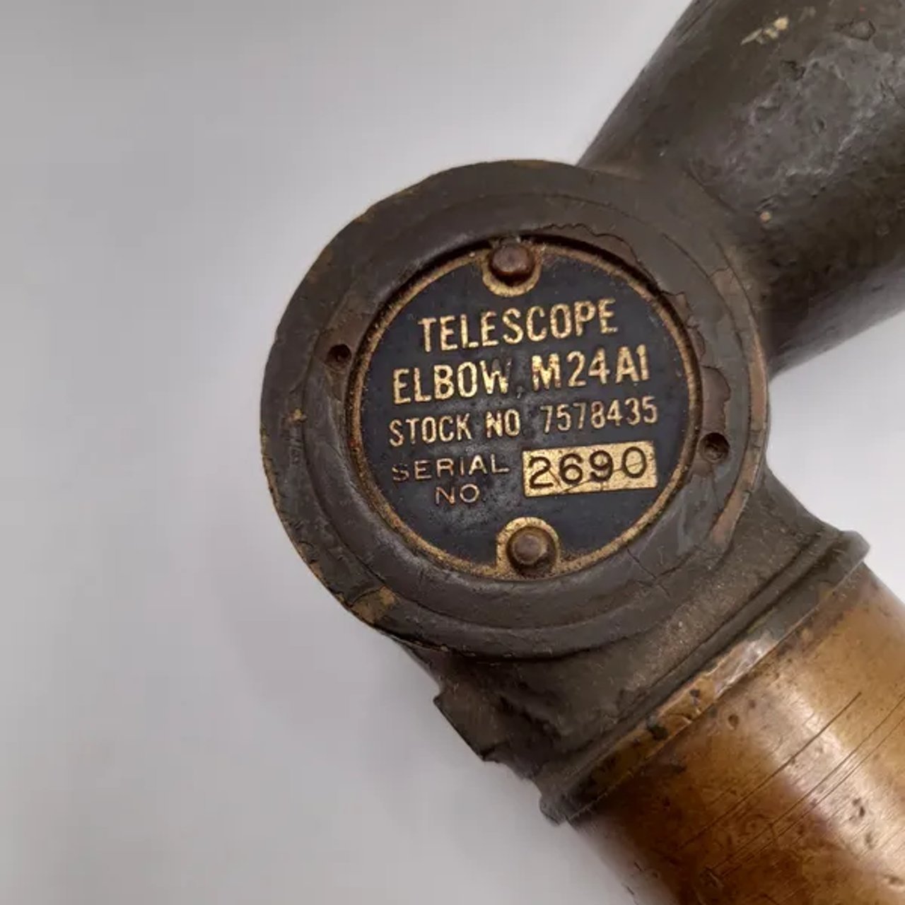 Telescope ELBOW M 28 A1 de canon AA WW2