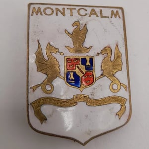 Insigne du croiseur MONTCALM fabrication Londres