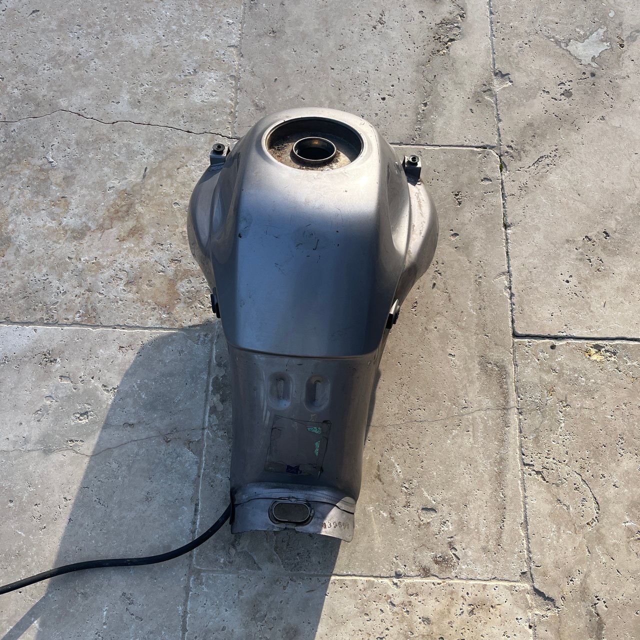 125 TDR réservoir essence gris Yamaha 4FU/5AE Deltabox 1993-2004.