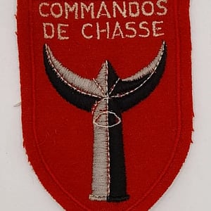 Insigne de commando de chasse Algérie original