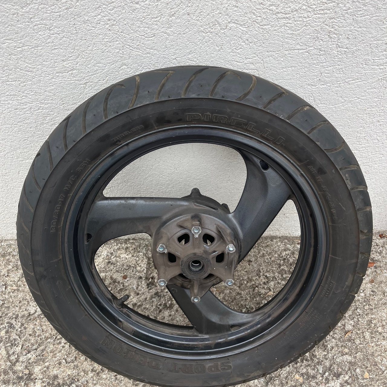 125 Tdr roue arrière 4fu-5ae yamaha - jante et pneu 1993-2004