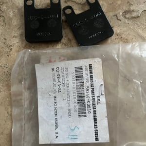 Plaquettes de frein SUZUKI 59340-03E10000  origine RMX 50 1999