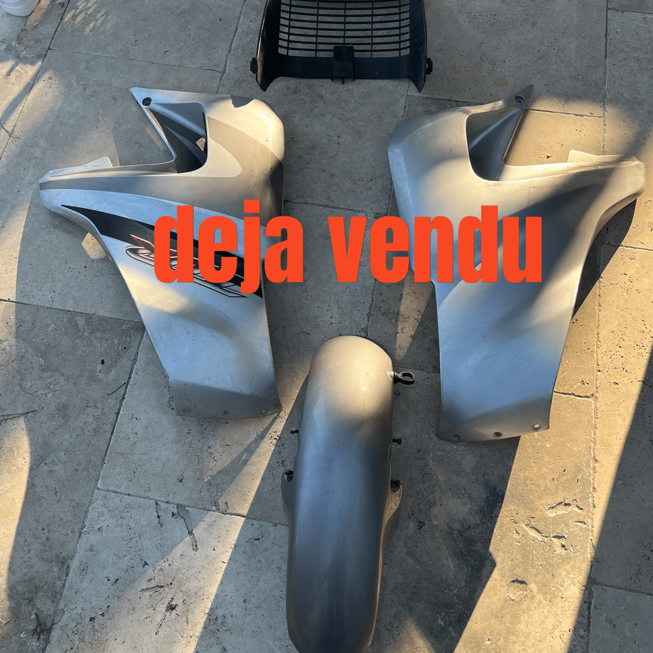 125 Tdr carénage avant gris yamaha 1993 - 2004 4fu/5ae