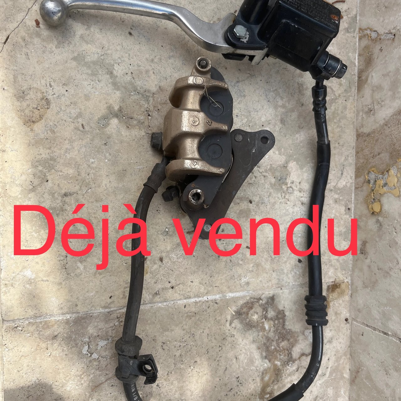 Honda 125 cbr frein avant  2008