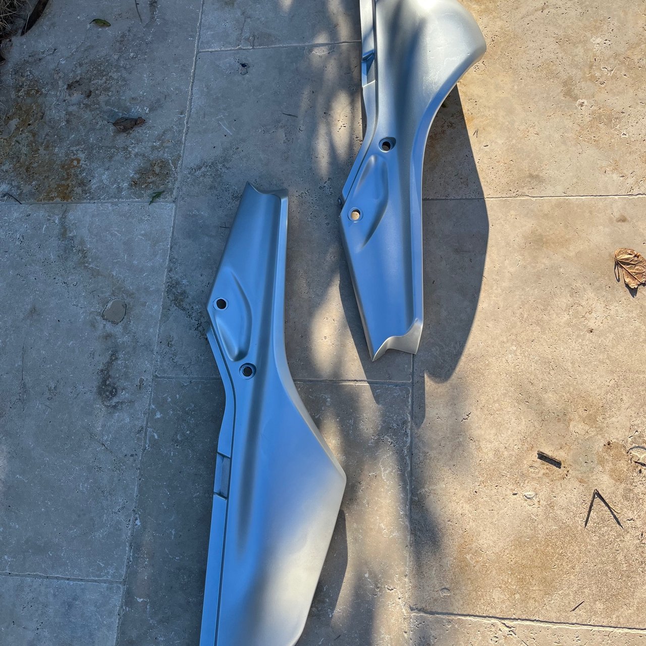 125 tdr Carenage arriere  gris droit et gauche yamaha