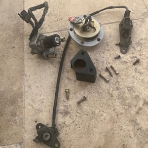 Ducati Monster kit serrure complet 1996, neiman, reservoir, selle