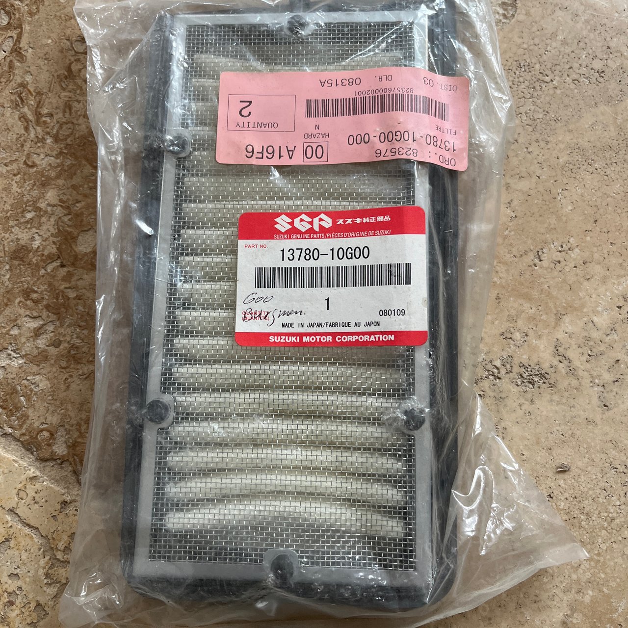 Filtre à air neuf Suzuki 650 BURGMAN 2003-2014 13780-10G00