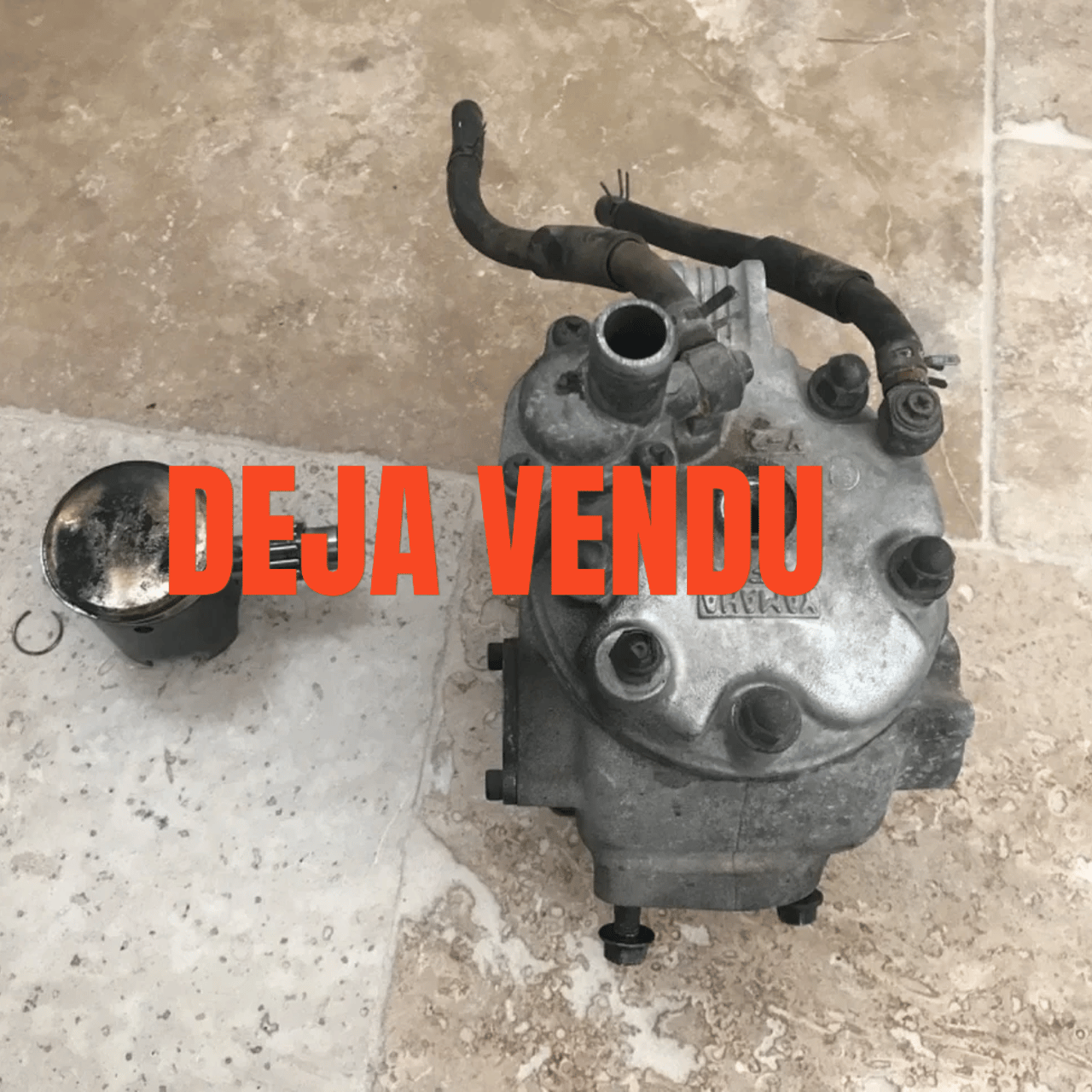 125 tdr cylindre piston culasse complet 4fu/5ae