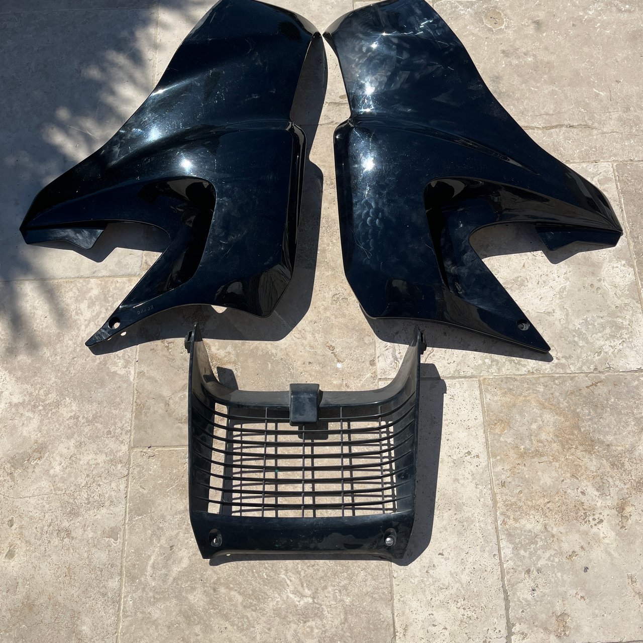 125 Tdr carénage flancs avant Noir yamaha 1993 - 2004 4fu/5ae