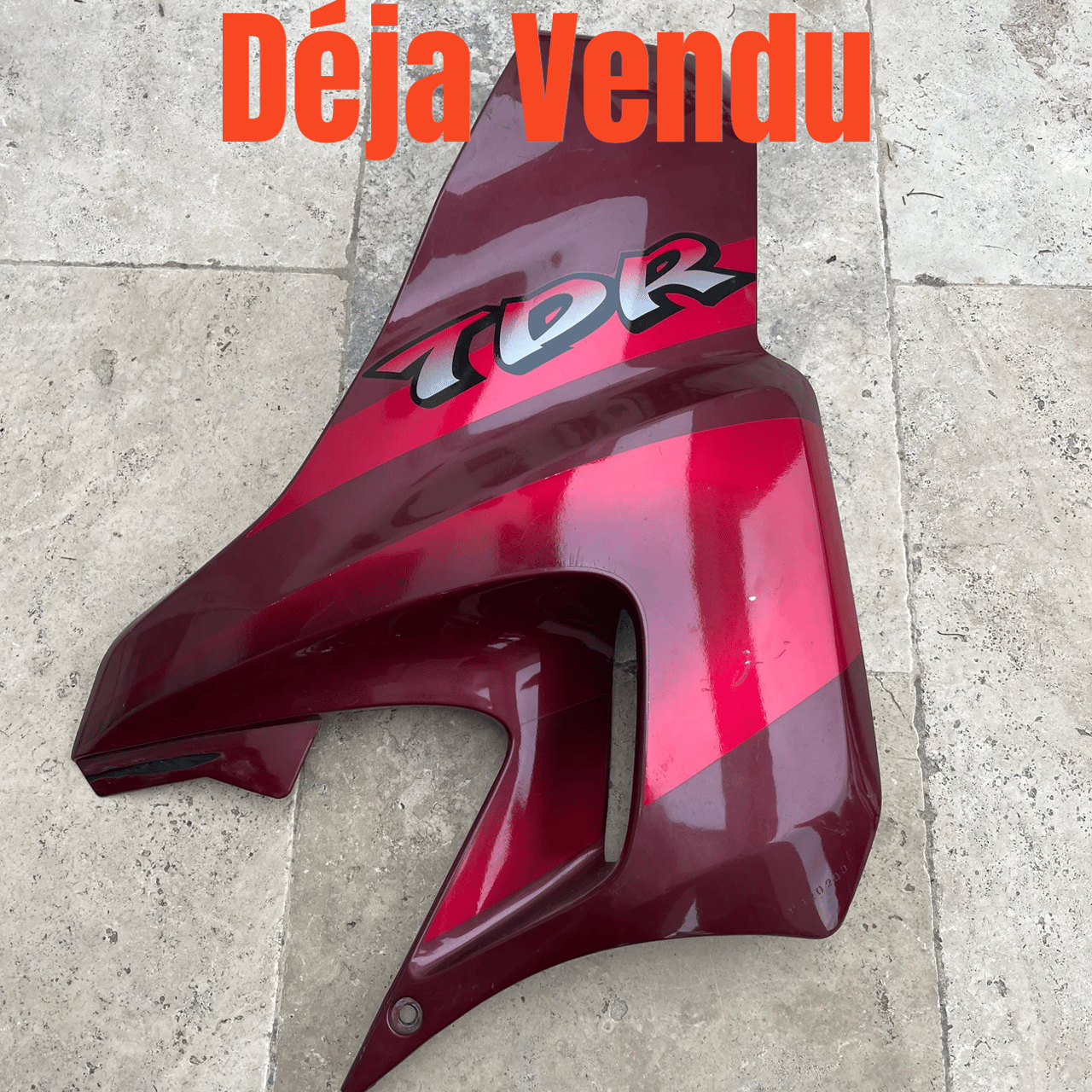 yamaha 125 tdr Carenage flancs avant Droit bordeau 1993 - 2003