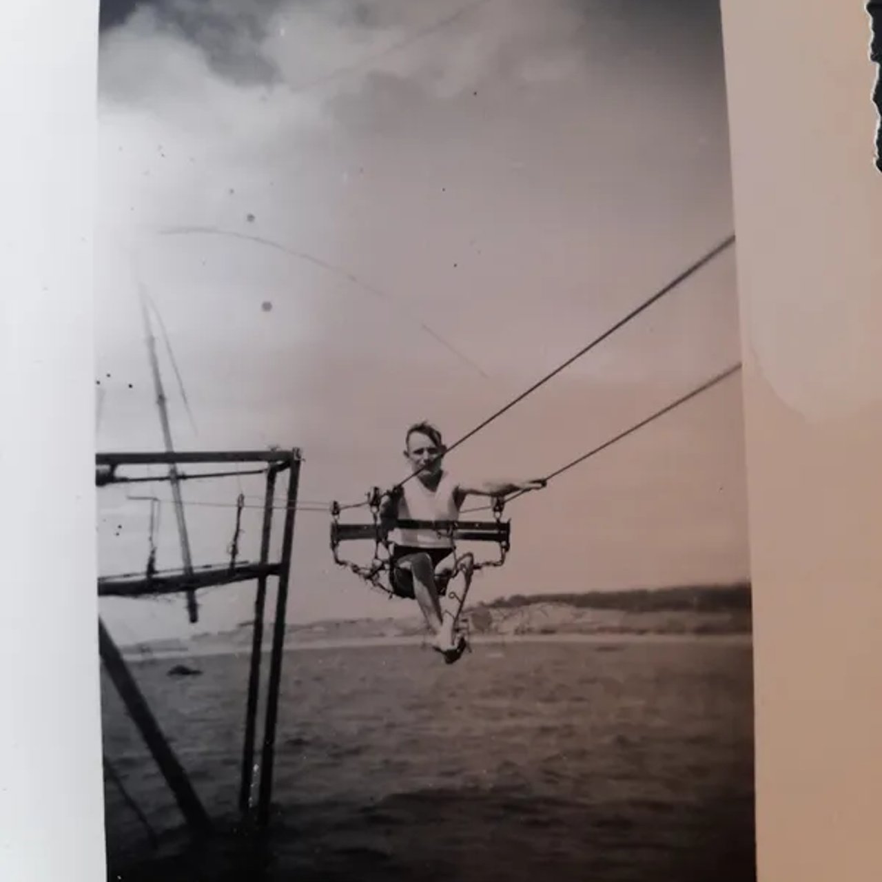Photo pêcherie enfant  années 50-60