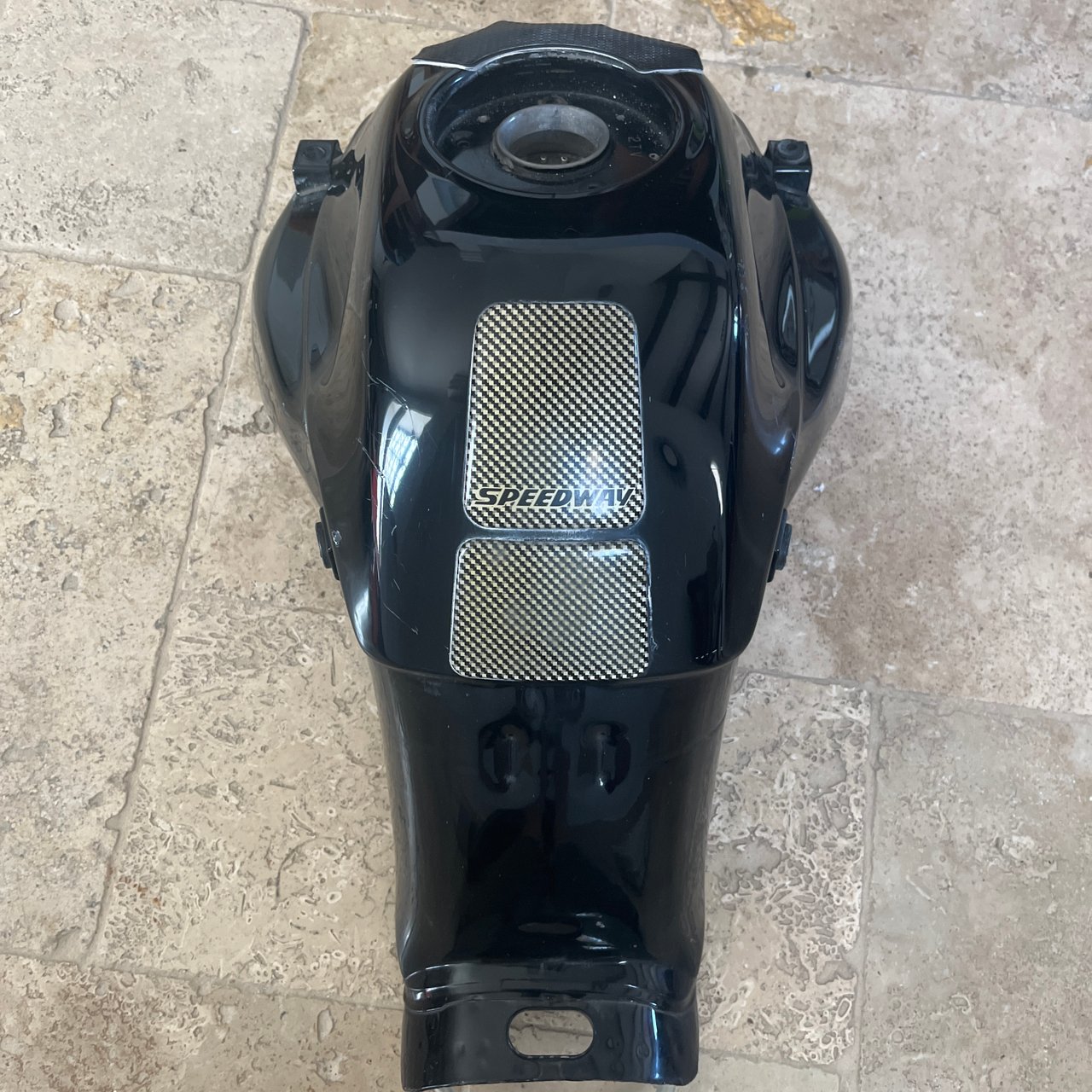 125 TDR réservoir essence noir Yamaha 4FU/5AE Deltabox 1993-2004.