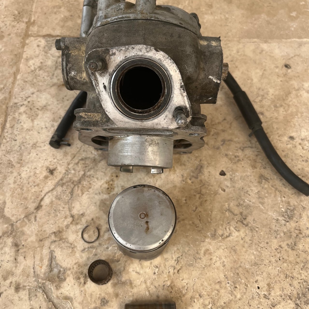 125 tdr cylindre piston culasse complet 4fu