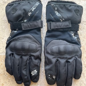 Gants moto fourrés femme