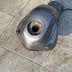 125 TDR réservoir essence gris Yamaha 4FU/5AE Deltabox 1993-2004.