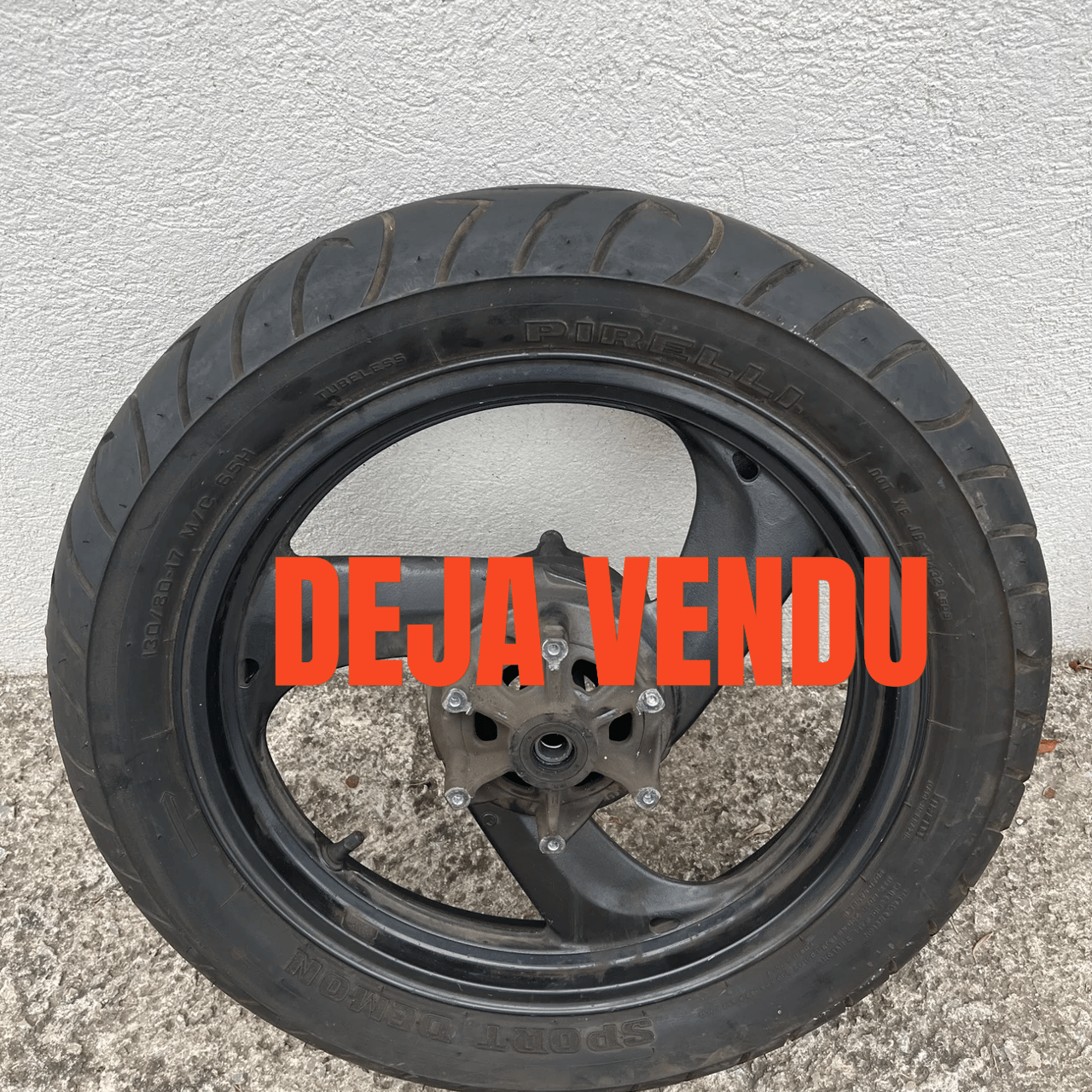 125 Tdr roue arrière 4fu-5ae yamaha - jante et pneu 1993-2004