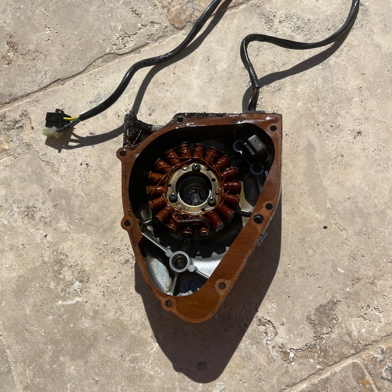 Suzuki 125 dr stator allumage alternateur carter sf44a 1994-2002