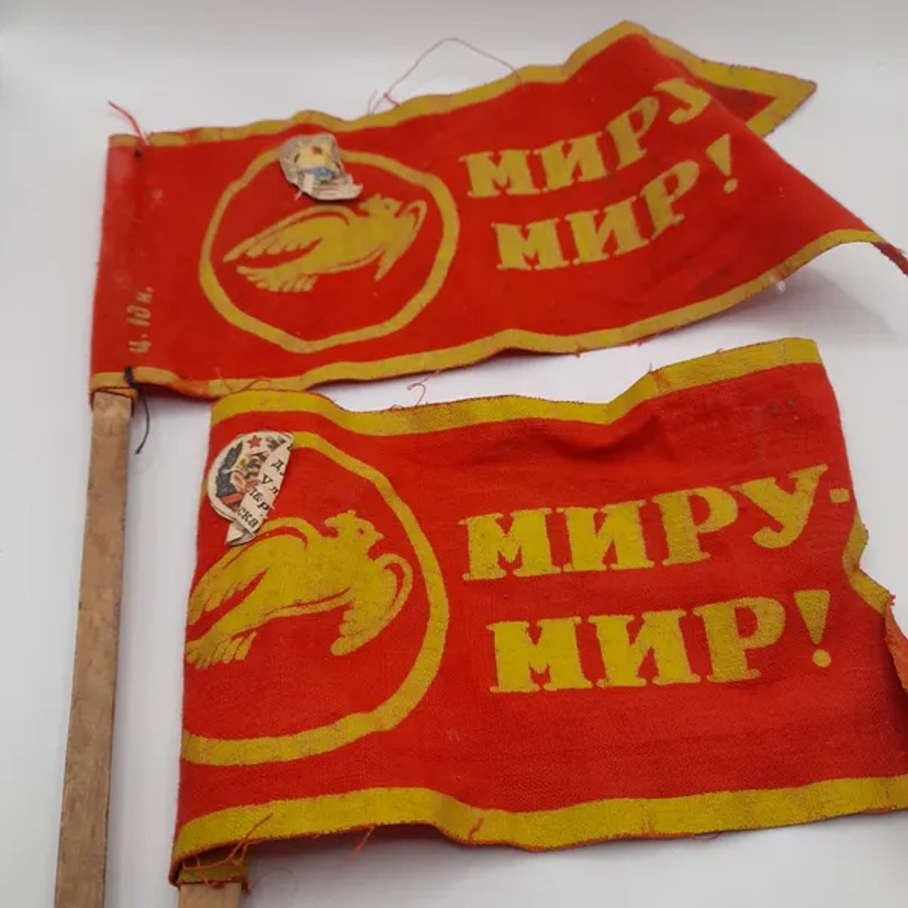 Petit drapeau  Soviétique pour la paix